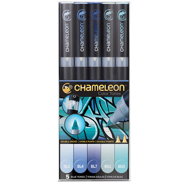 Chameleon 5-pen Blue Tones Set